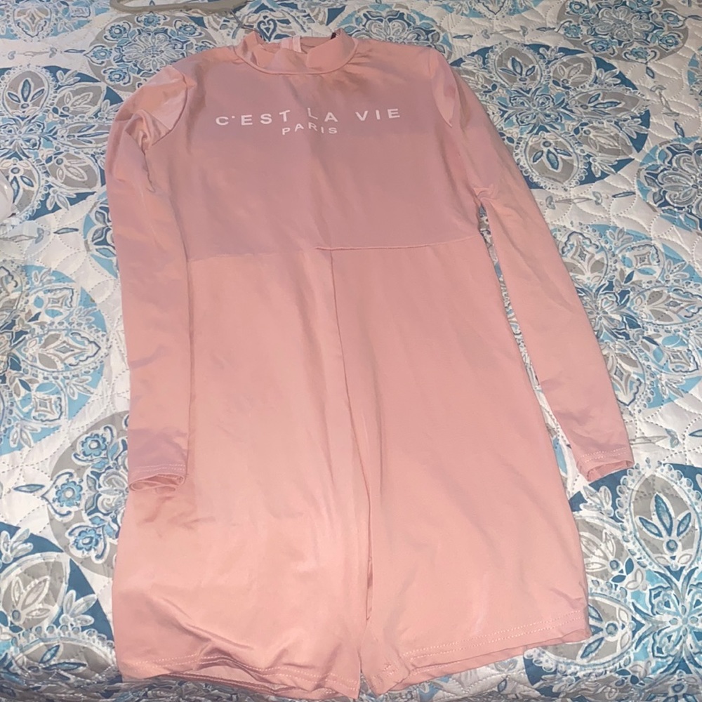 Pink Body Suit